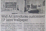 Wall Art introduce customized HP latex wallpaper
